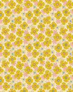 Meadow Yellow Quilting Cotton Fabric