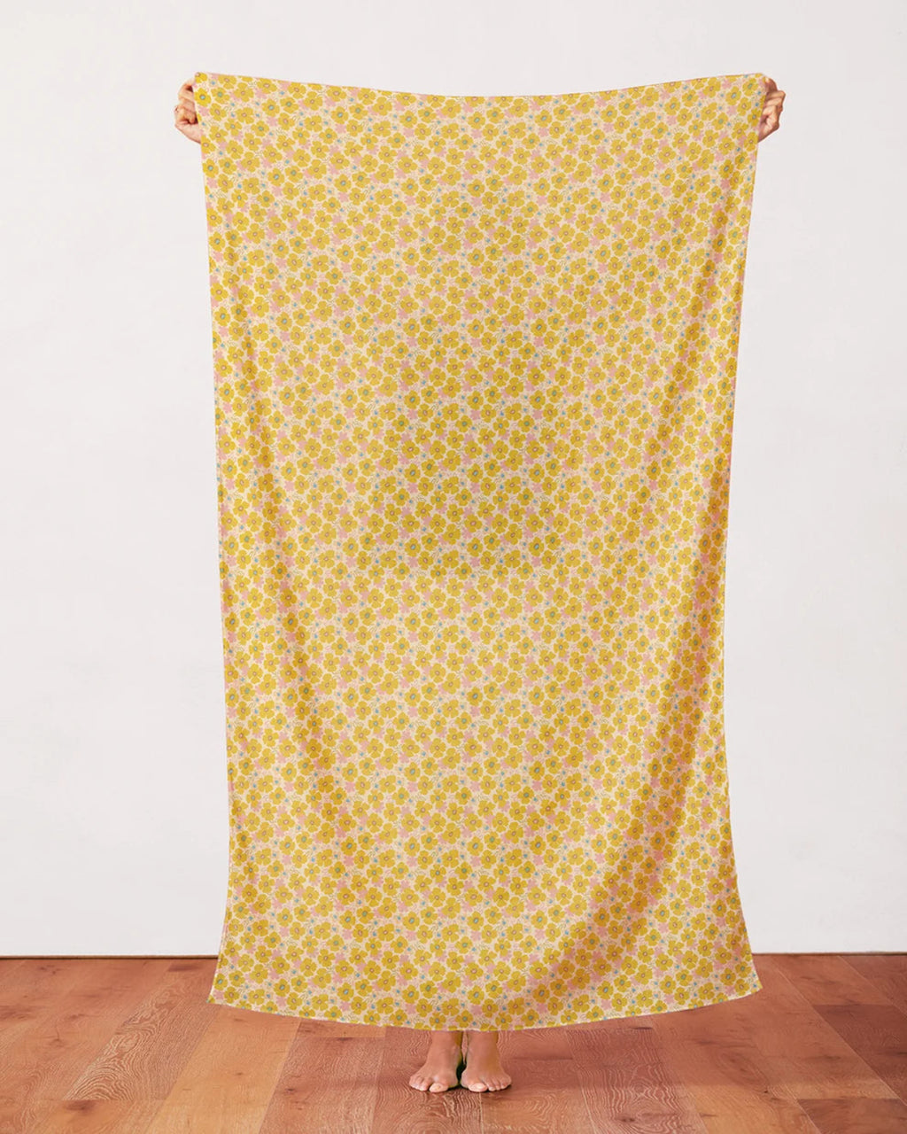 Meadow Yellow Quilting Cotton Fabric