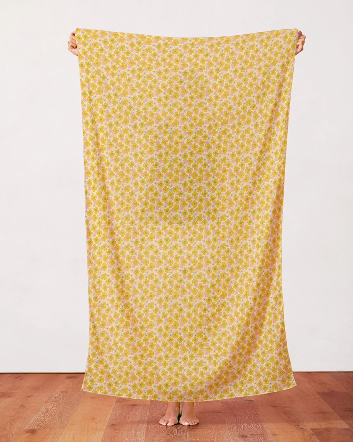 Meadow Yellow Quilting Cotton Fabric