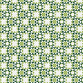 Quilt Blocks Green Quilting Cotton Fabric