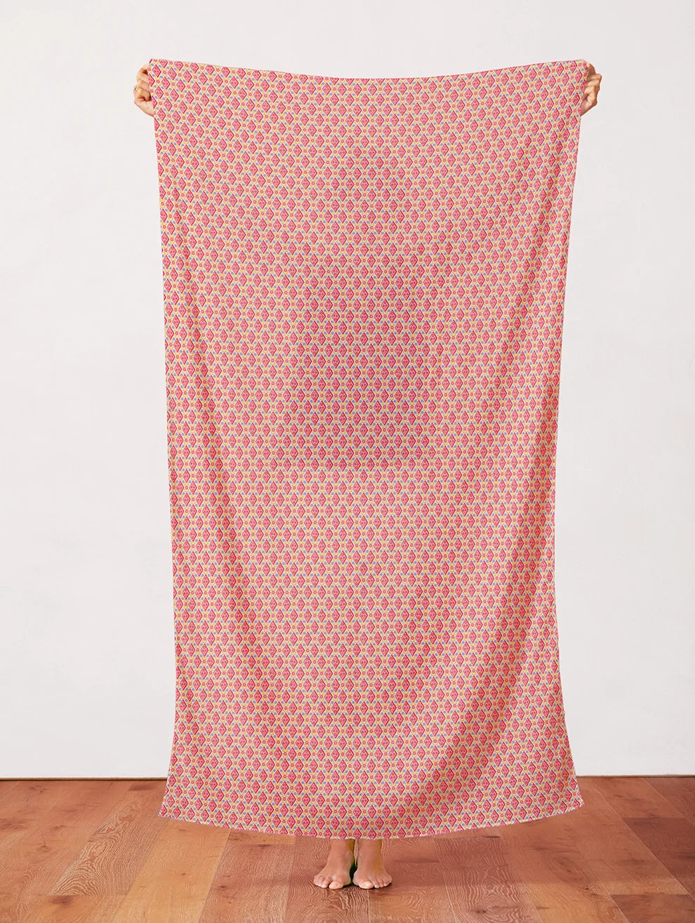 Diamonds Red Quilting Cotton Fabric