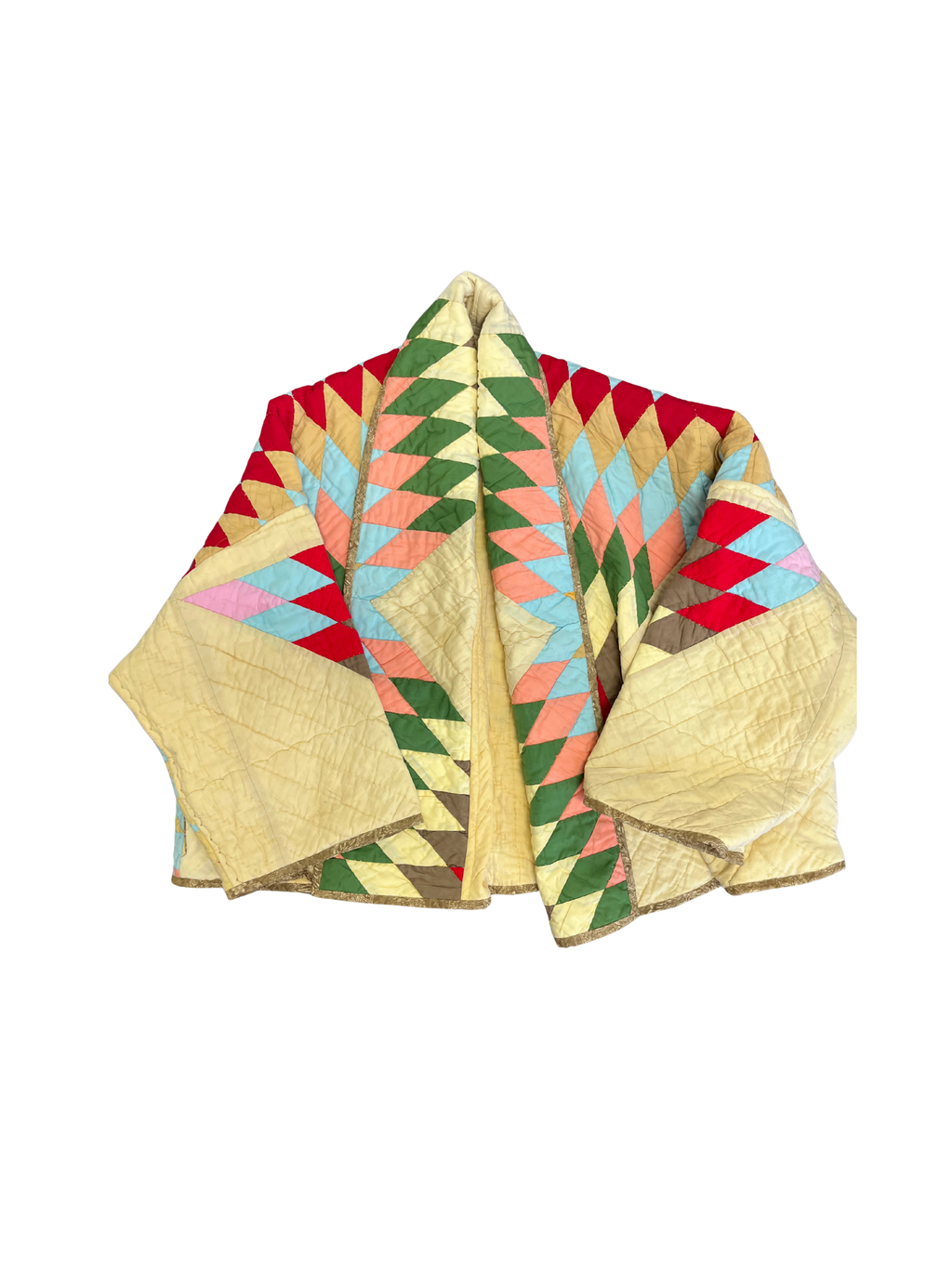 Judy Heirloom Yellow Star Quilt Jacket