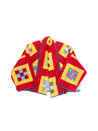 Judy Heirloom Red & Yellow Box Quilt Jacket