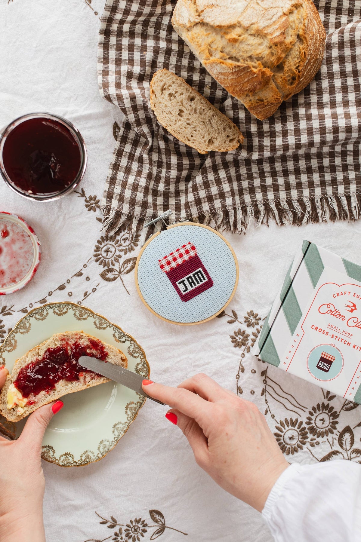 Jam Cross Stitch Kit