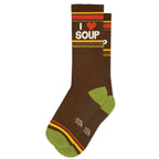 I ❤️ Soup Gym Crew Socks