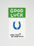 Good Luck Horseshoe L'il Something Iron-On Card