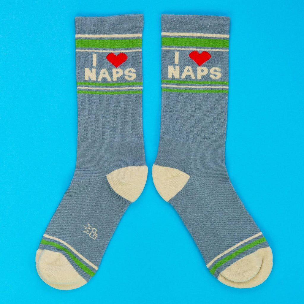 I ❤️ Naps Gym Crew Socks