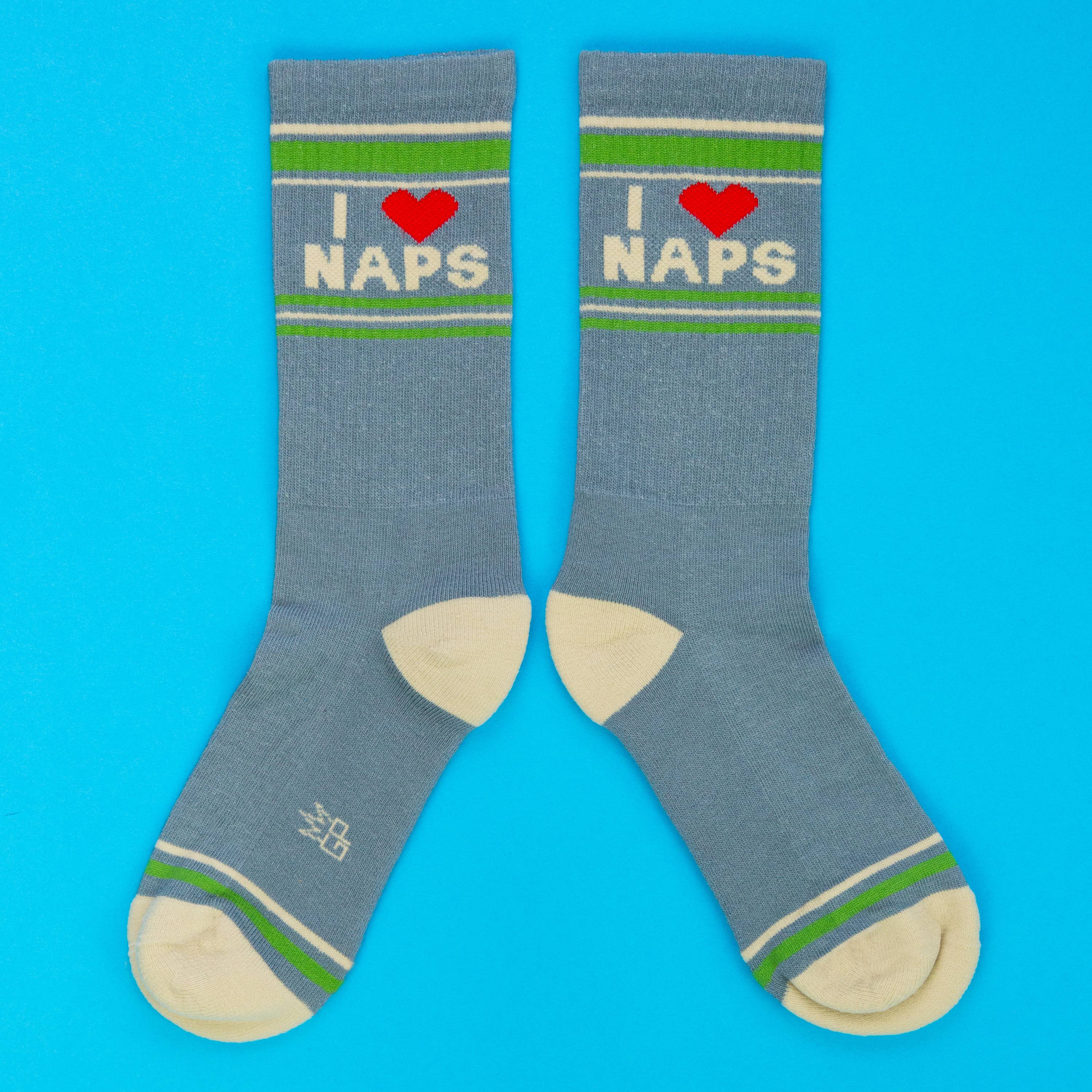 I ❤️ Naps Gym Crew Socks
