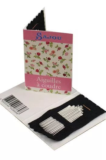 Sajou 20 Sewing Needles Booklet - Josephine's Roses