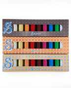 Sajou Metallized Thread 8 Spool Box Popular Tones