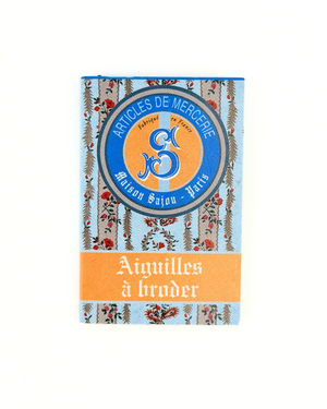 Sajou 6 Embroidery Needles - Blue Booklet