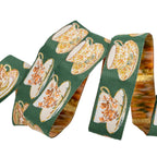 Spruce Cup of Tea 7/8" Wide Ribbon