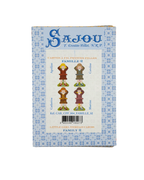 Sajou family-themed thread storage kit packaging on a white background