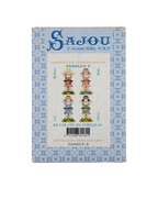 Sajou family-themed thread storage kit packaging on a white background