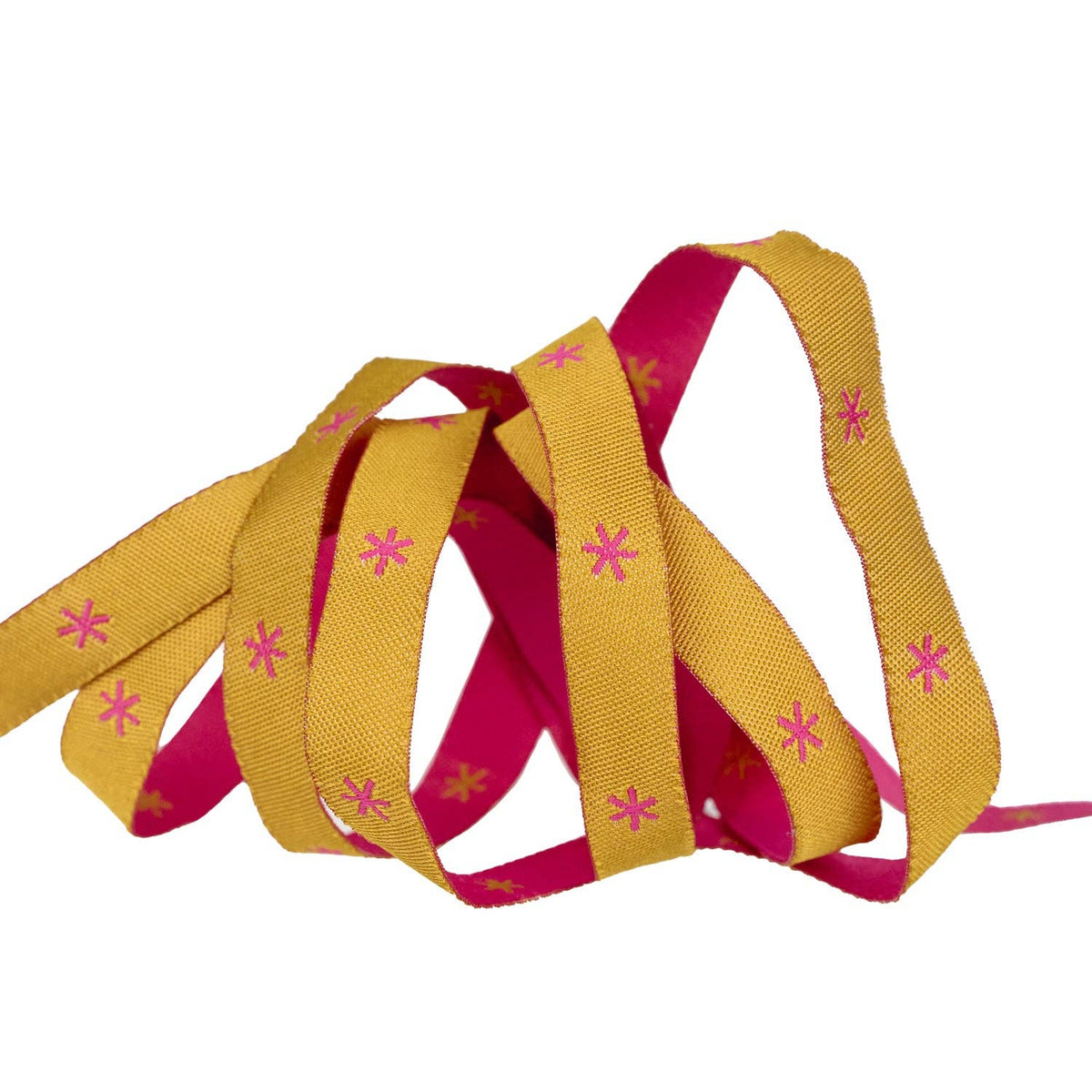 Hearts and Sparks Rose 3/8" Ribbon