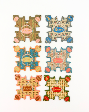 Sajou Six Thread Storage Cards - Carbourg