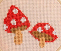 Toadstool Cross Stitch Kit