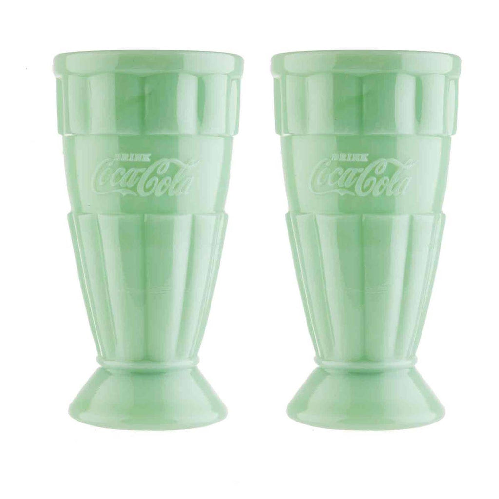 Coca-Cola Jadeite Malt Cup