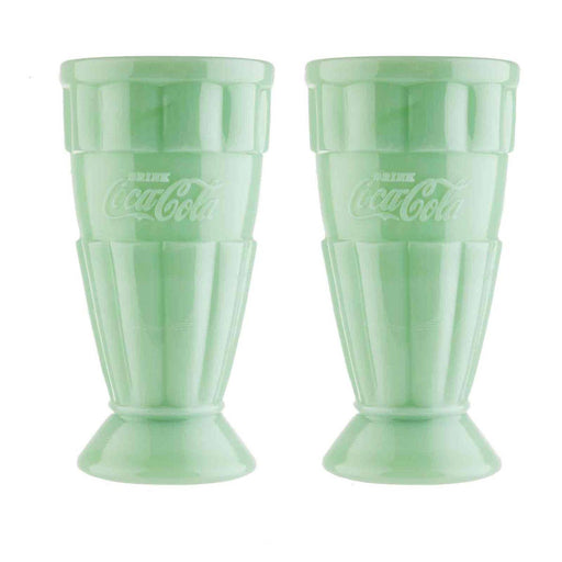 Coca-Cola Jadeite Malt Cup