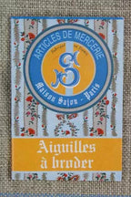 Sajou 6 Embroidery Needles - Blue Booklet