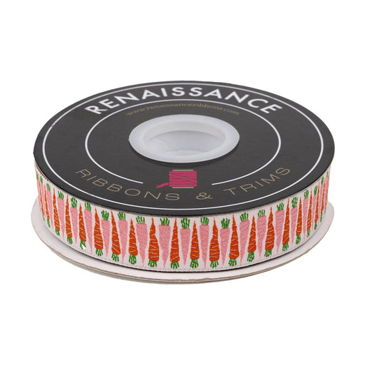 In the Vegetable Garden Carrot 7/8" Ribbon