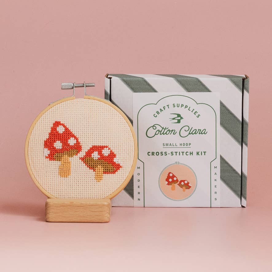 Toadstool Cross Stitch Kit