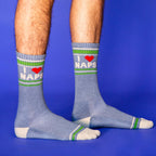 I ❤️ Naps Gym Crew Socks