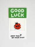 Good Luck Ladybug L'il Something Iron-On Card