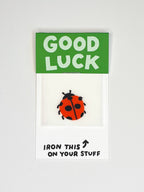 Good Luck Ladybug L'il Something Iron-On Card