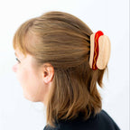 Hot Dog Mini & Me Hair Claw Clip Set