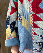 Judy Heirloom Red Star Quilt Jacket