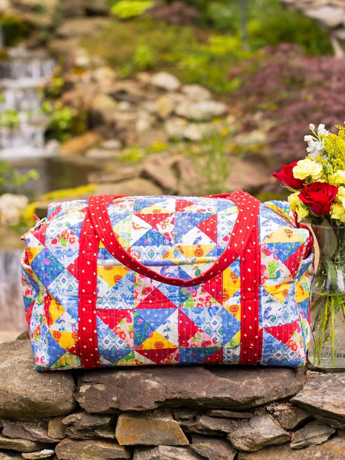 Primary Patchwork Multi Duffle Bag