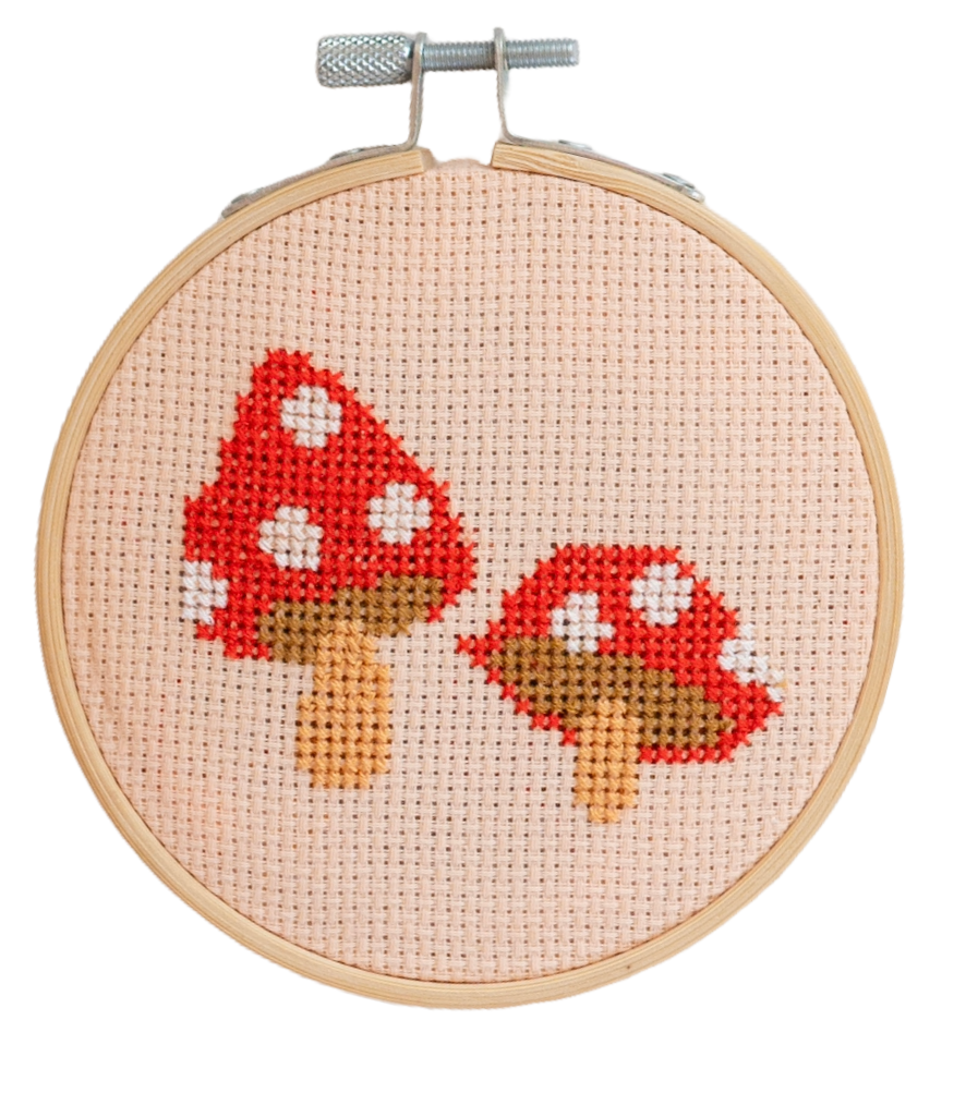 Toadstool Cross Stitch Kit