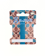 Sajou brand storage thread card with a pink and blue pattern on a white background