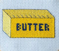 Butter Cross Stitch Kit for Beginners