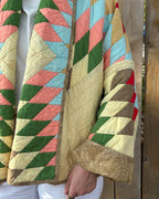 Judy Heirloom Yellow Star Quilt Jacket