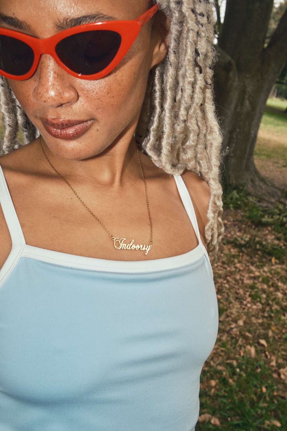 Indoorsy Nameplate Necklace