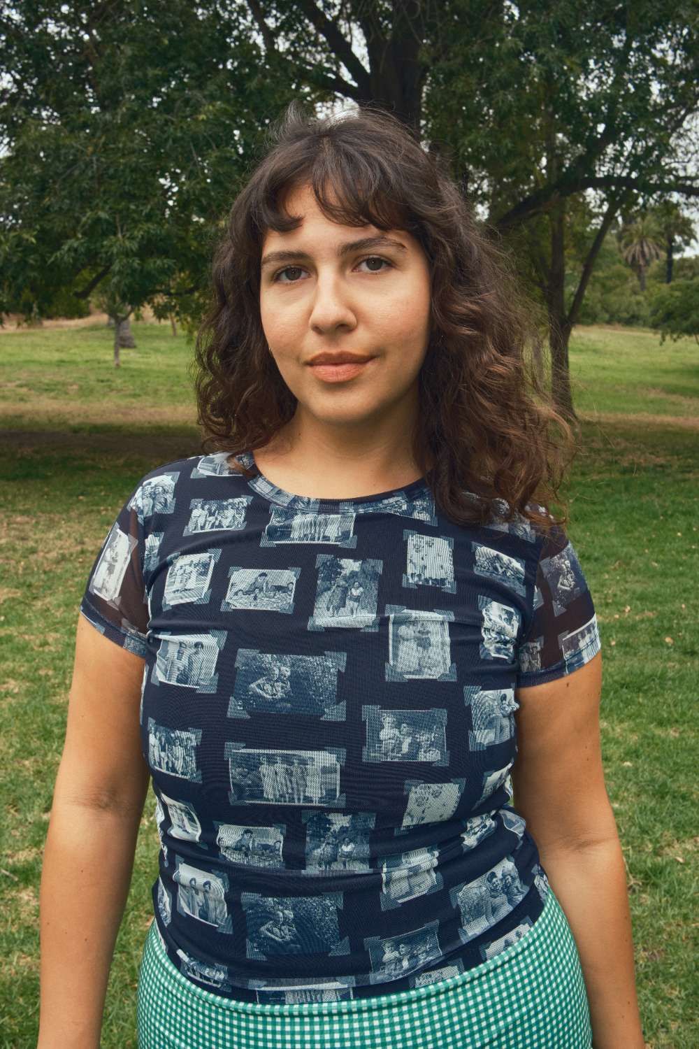 Mabel Keepsake Photo Mesh Tee