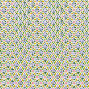 Diamonds Green Quilting Cotton Fabric