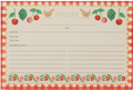 Pack of 12 Cherry Farm Recipe Cards