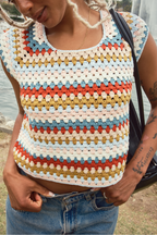 Vera Boxy Crochet Top