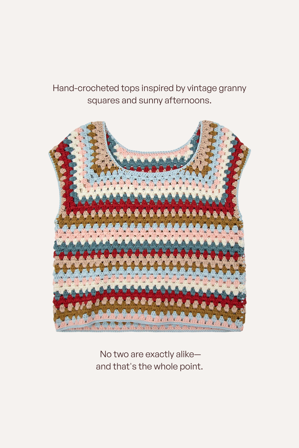 Vera Boxy Crochet Top