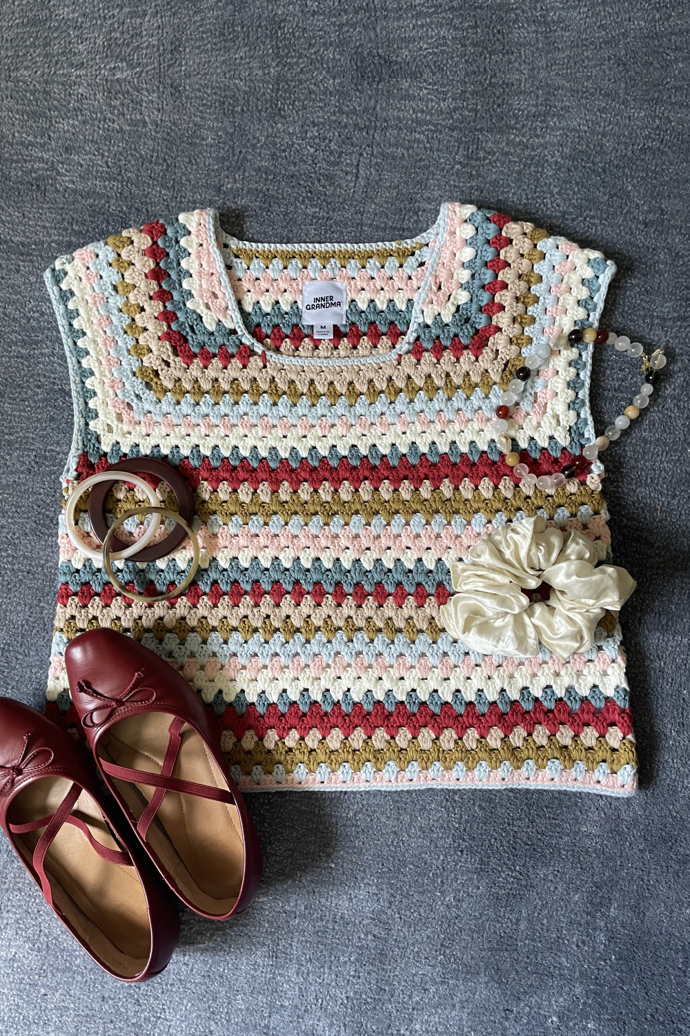 Vera Boxy Crochet Top