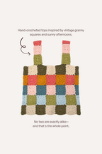 Edna Grandma Square Crochet Tank