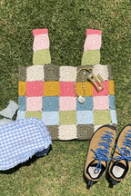 Edna Grandma Square Crochet Tank