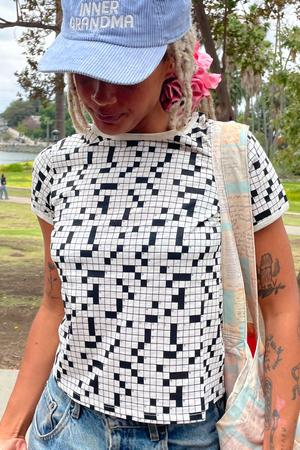 Puzzler Crossword Tee