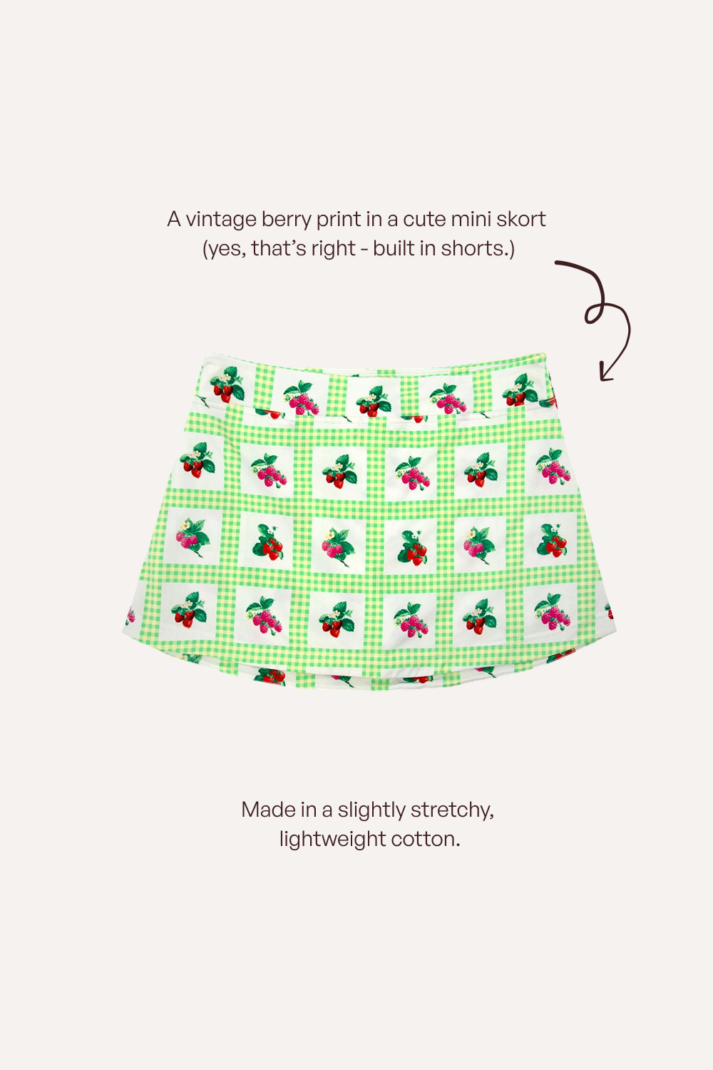 Clara Handkerchief Mini Skort