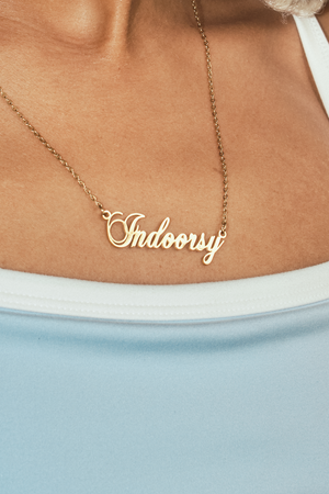 Indoorsy Nameplate Necklace