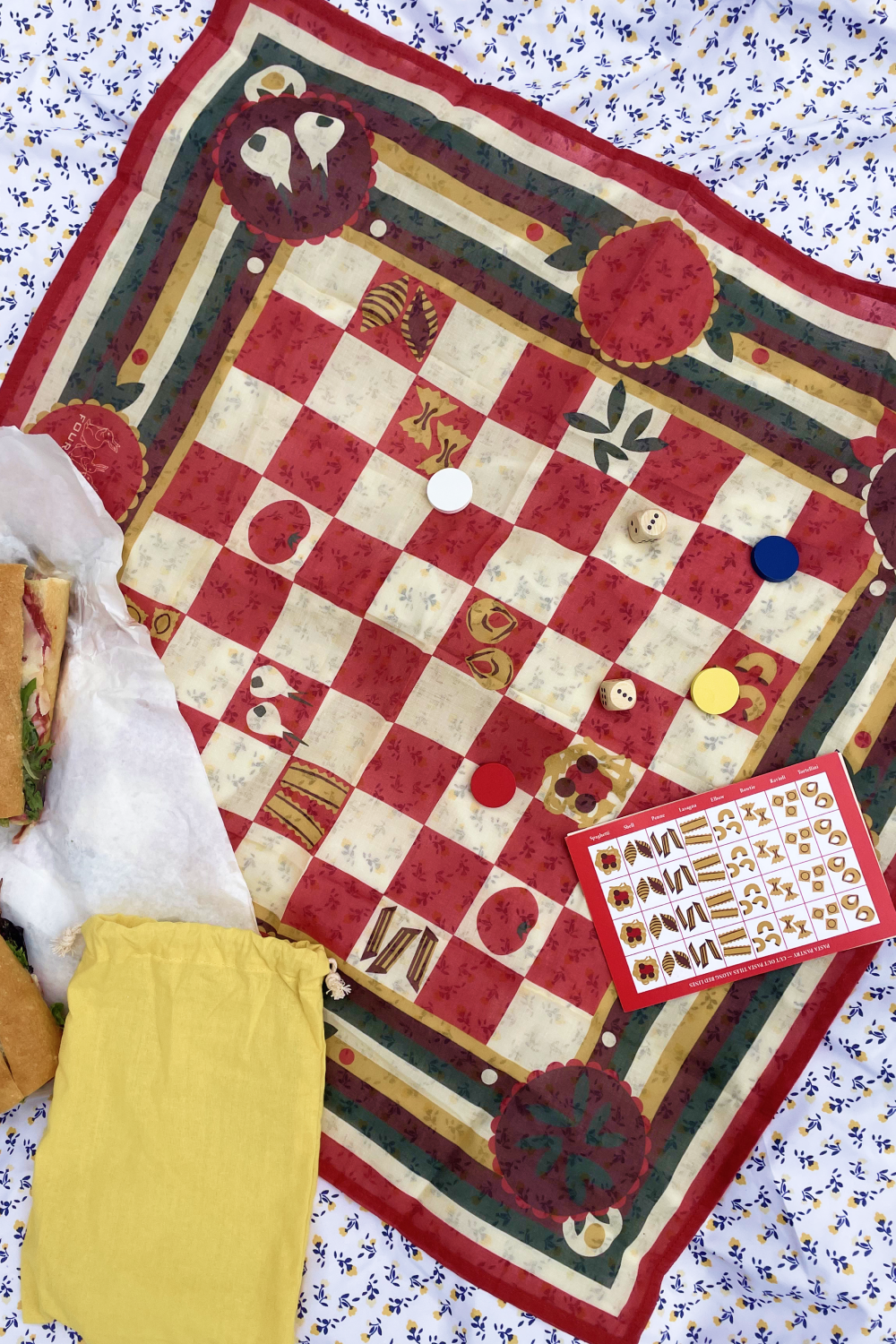 Lotsa Pasta Bandana Board Game