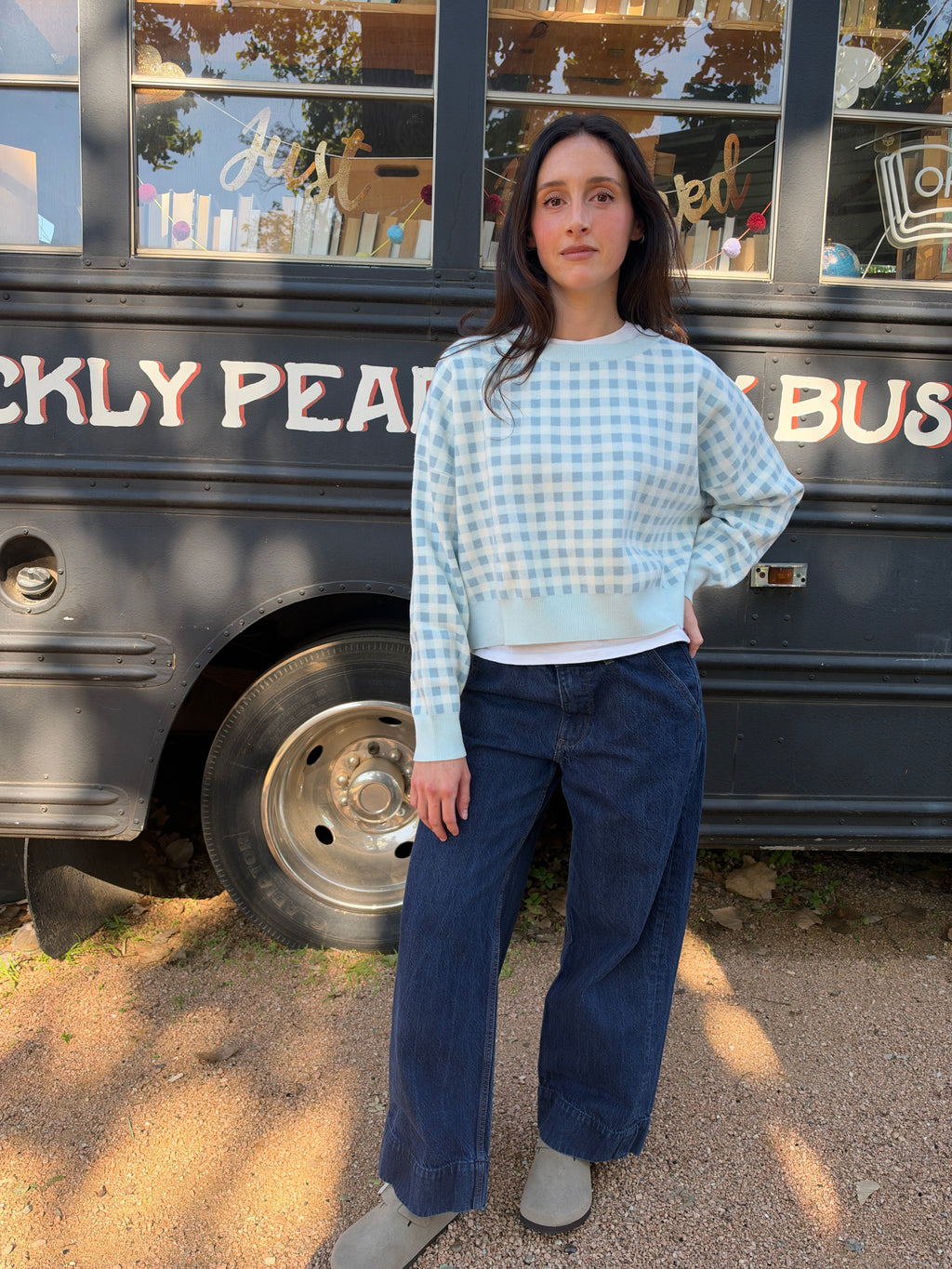 Gingham Sweater